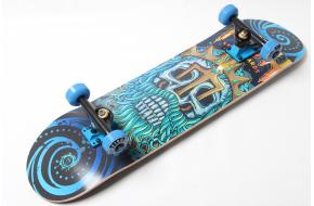 Скейт деревянный от Fish Skateboard скейтборд Нептун Канадский клен-фото