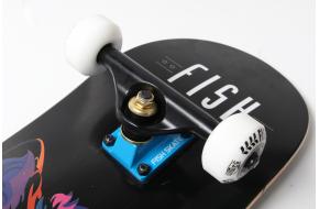 Скейт деревянный от Fish Skateboard скейтборд Волк Канадский клен-фото