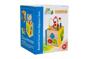 Деревянная игрушка-сортер "Цифры+лабиринт"-фото