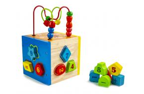 Деревянная игрушка-сортер "Цифры+лабиринт"-фото