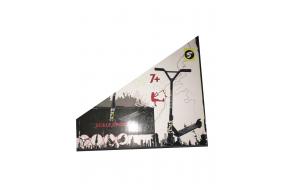 Трюковый самокат Scale Sports Tornado белый Made USA -фото